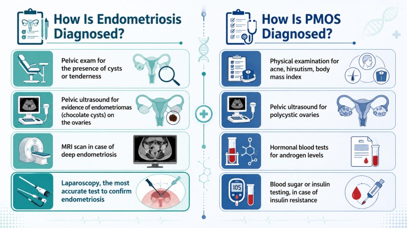 Diagnose Endometriosis and PMOS