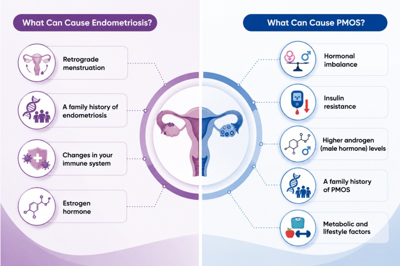 Endometriosis and PMOS Causes